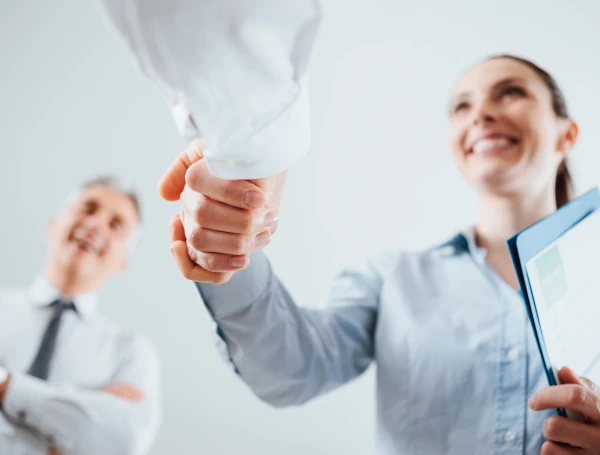 Accountants working with business owners