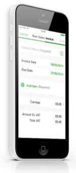 Sage one on an iphone