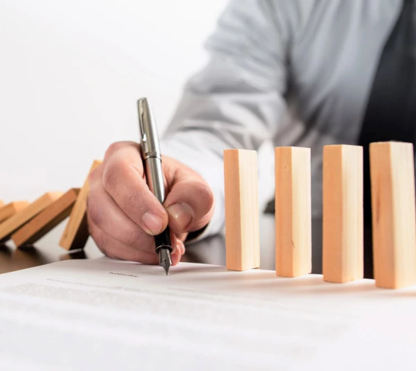 Signing insurance policy